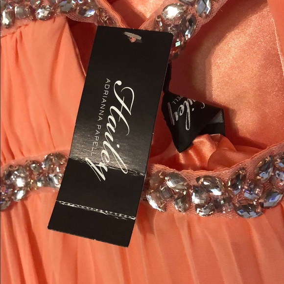 Coral Adrianna Pappell dress size 14 - Picture 6 of 6